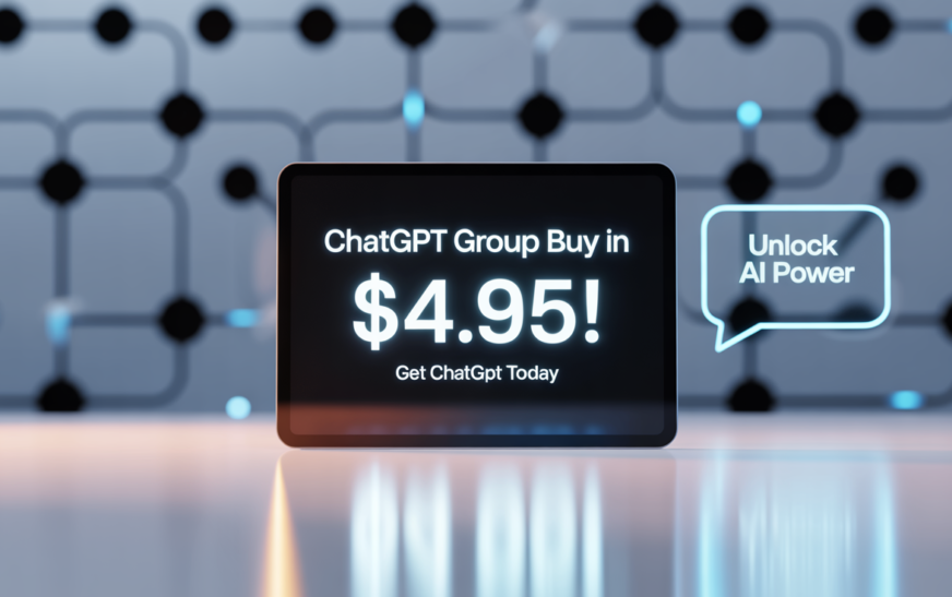 ChatGPT group buy for $4.95 – Affordable AI access today