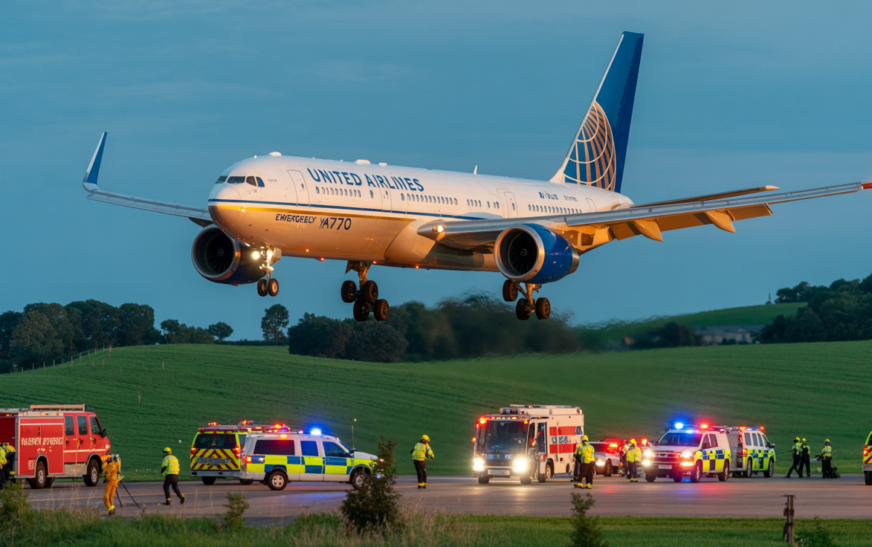 United Airlines Flight UA770 Emergency Diversion