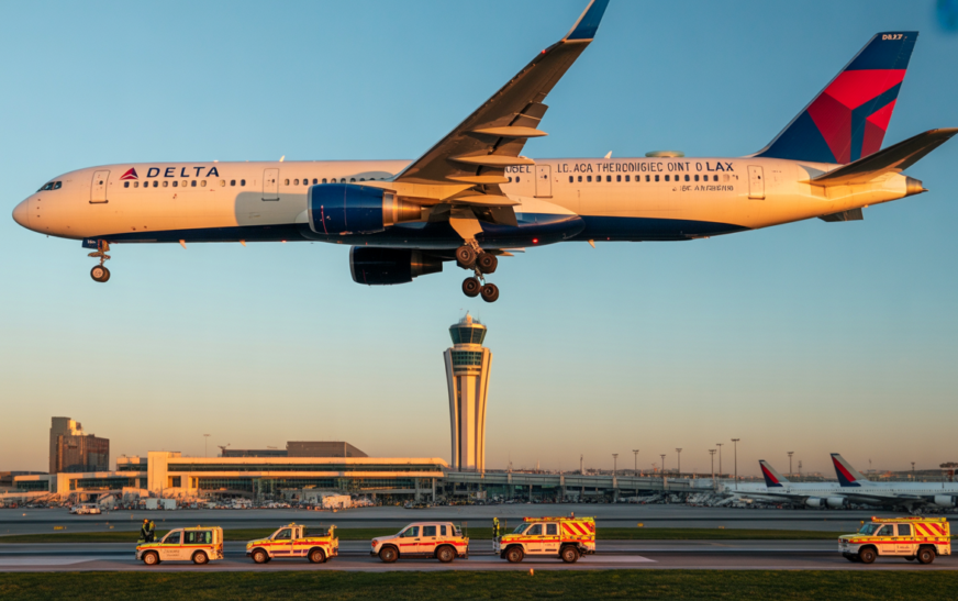 Delta Flight DL275 Diverted to LAX: A Precision Decision in the Skies