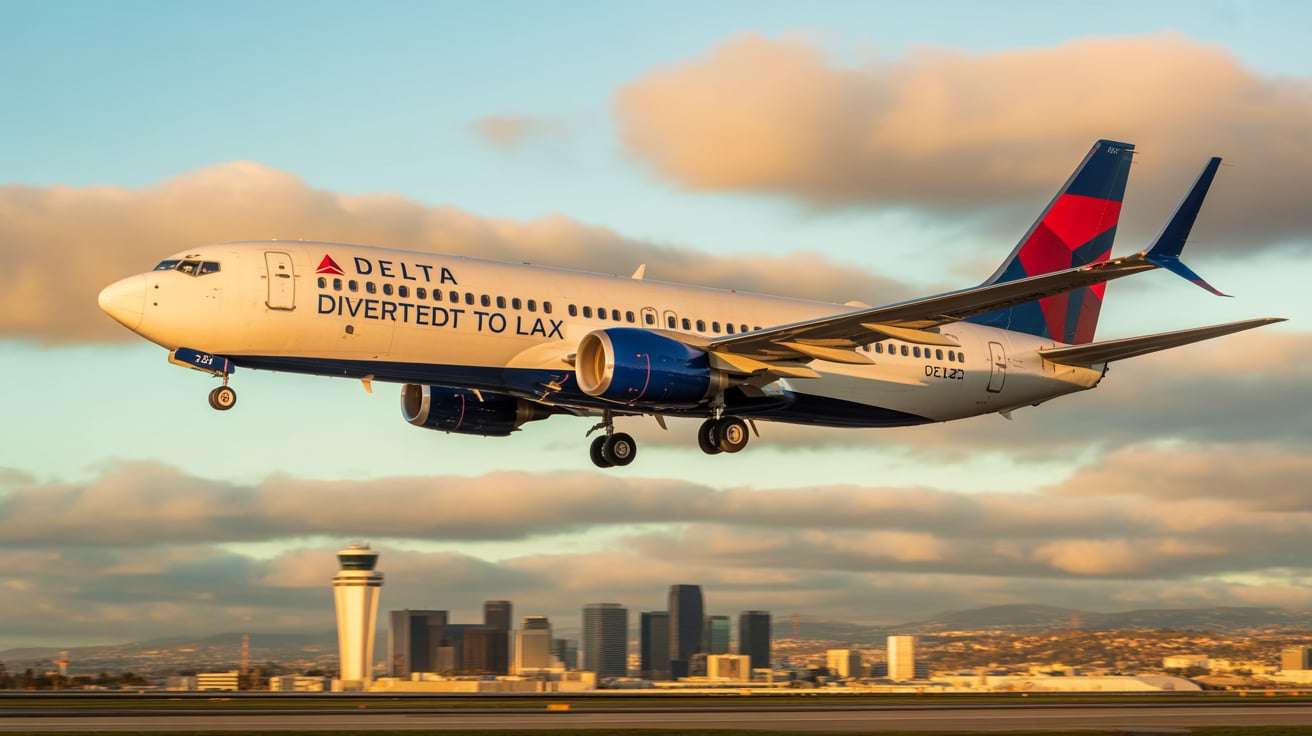 Delta Flight DL275 Diverted to LAX: A Precision Decision in the Skies