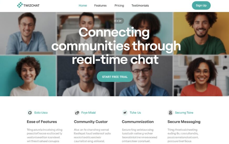 Twizchat com platform connecting communities through real-time chat conversations